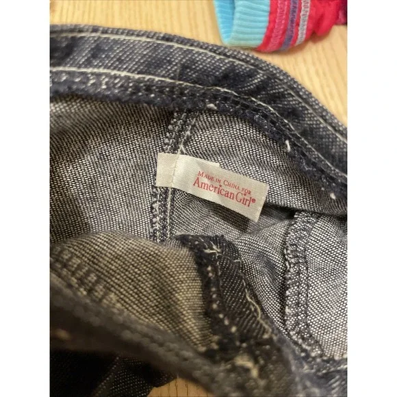 American Girl Outfits 5 Pieces Jacket Shorts Sandals Top Jeans - Picture 5 of 8